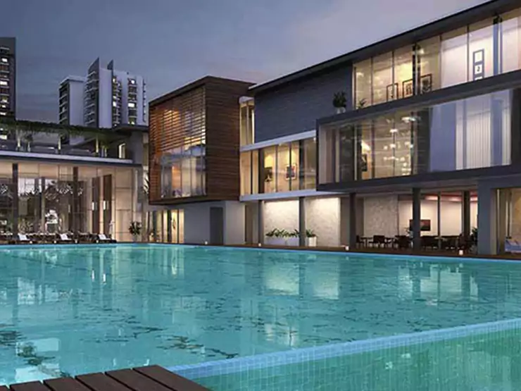 Construction update of Godrej Meridien